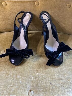 Marc Jacobs black patent leather heels, size37